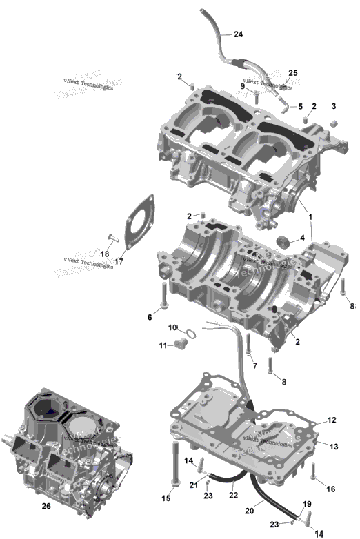 Rotax - Crankcase