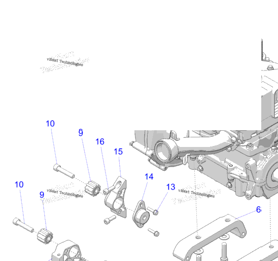 Engine, Mounting & Long Block