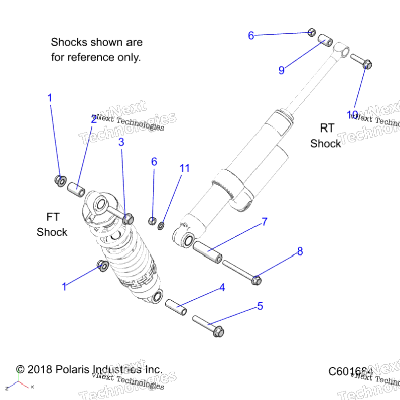 Suspension, Shock Mounting, Rear Susp