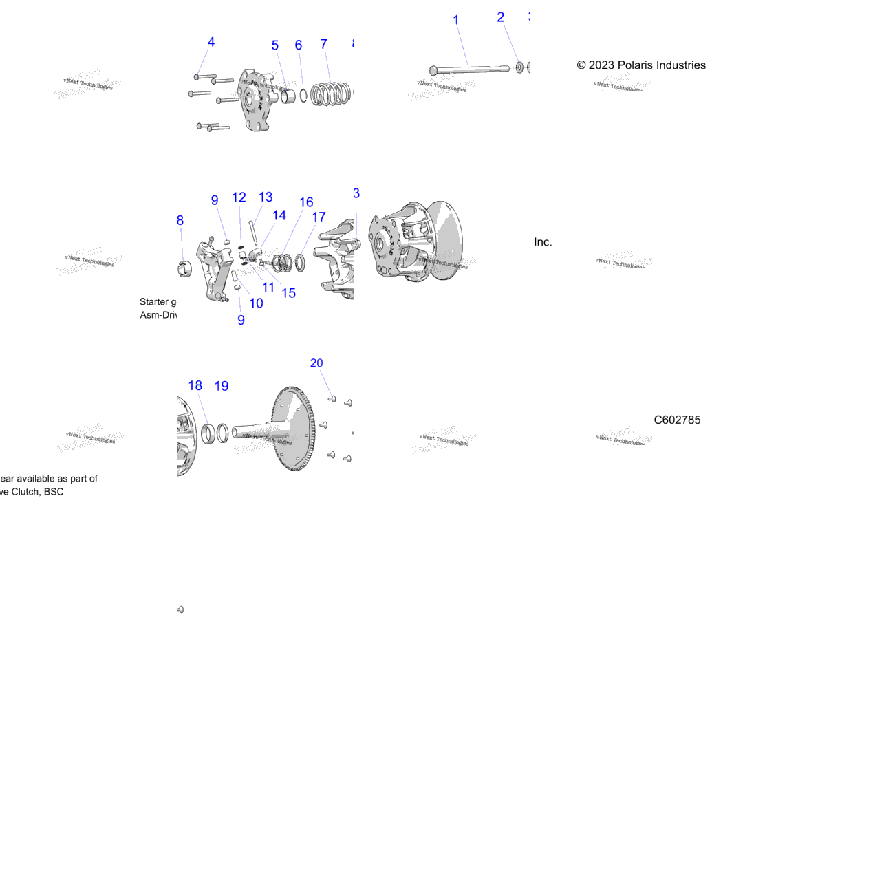 Drive Train, Clutch, Primary