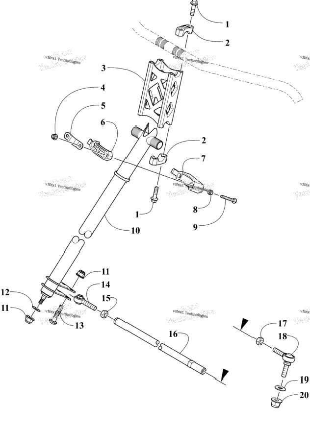 Steering Post Assembly