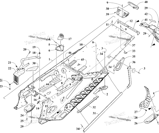 Tunnel And Snowflap Assembly