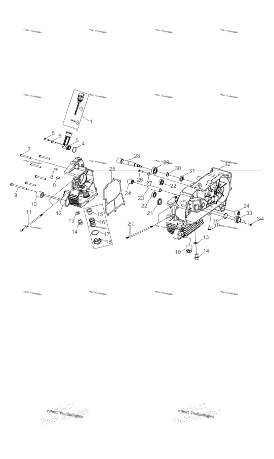 Engine, Crankcase