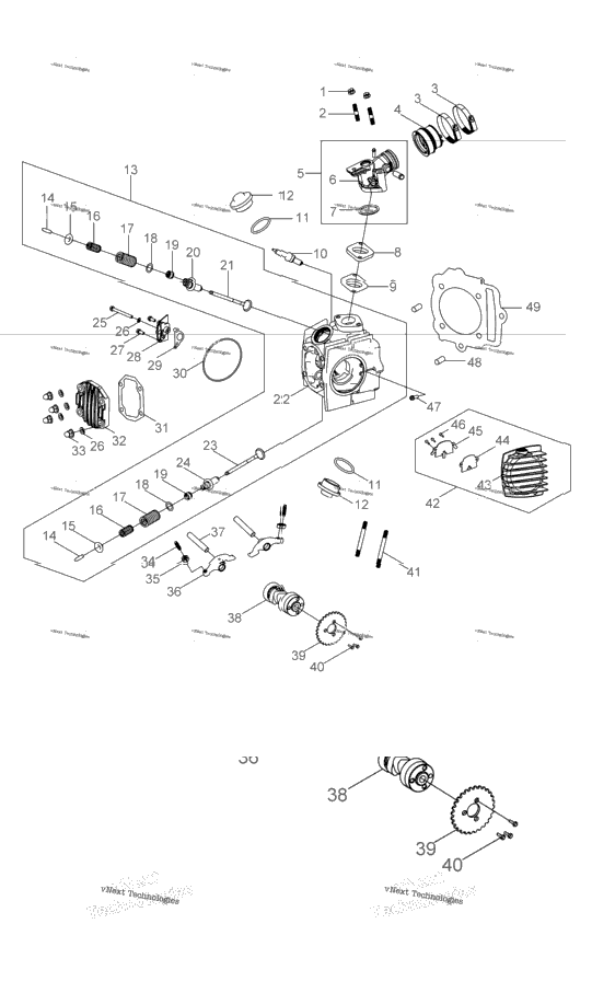 Engine, Cylinder Head