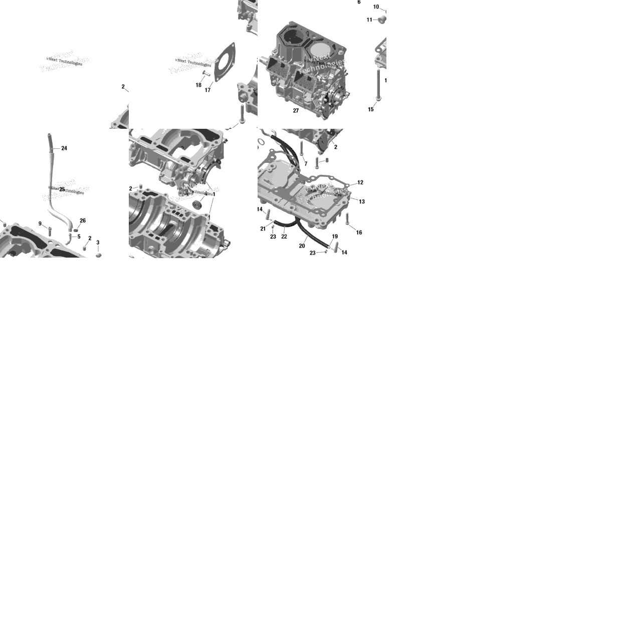 Rotax - Crankcase - Turbo