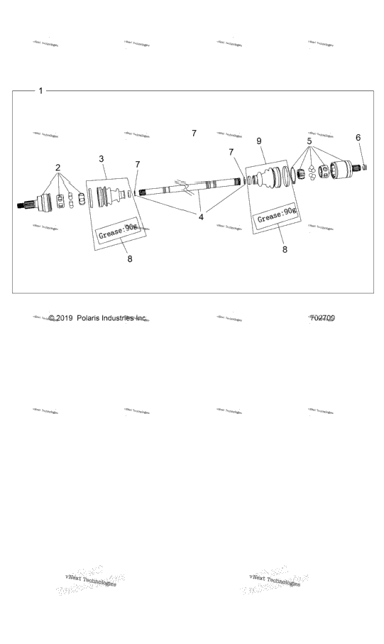 Drive Train, Front Half Shaft