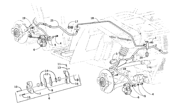 Hydraulic Brake Assembly