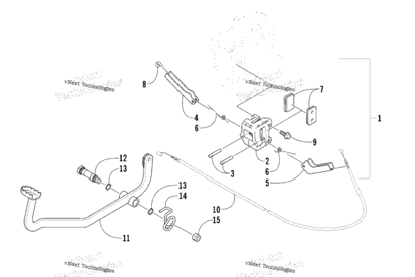 Mechanical Brake Assembly