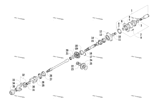 Secondary Drive Assembly
