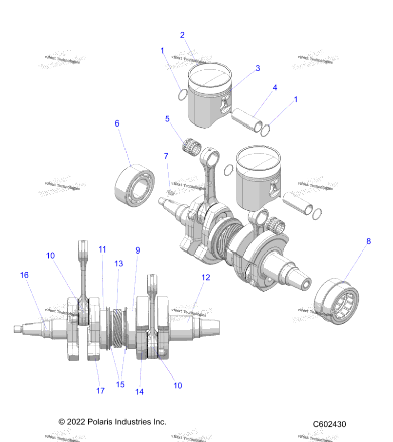 Engine, Piston & Crankshaft