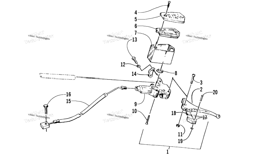 Hydraulic Brake Control Assembly