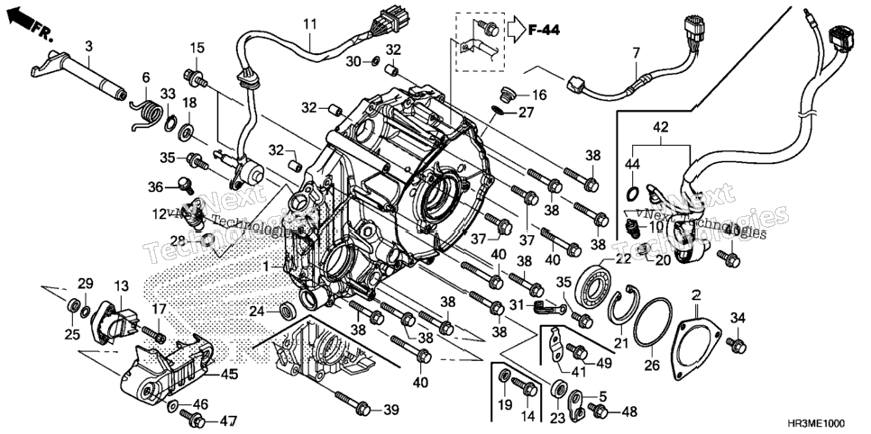 Rear Crankcase Cover