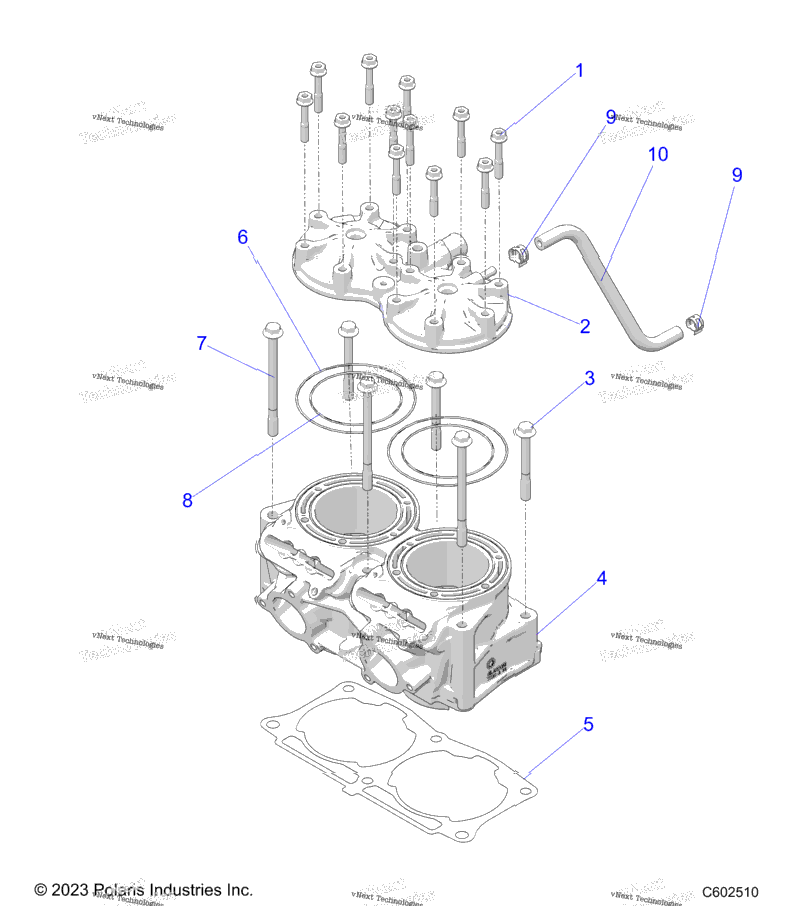 Engine, Cylinder, Cyl. Head