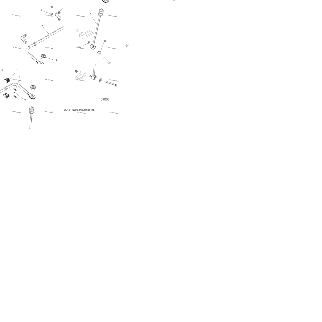 Suspension, Stabilizer Bar, Rear