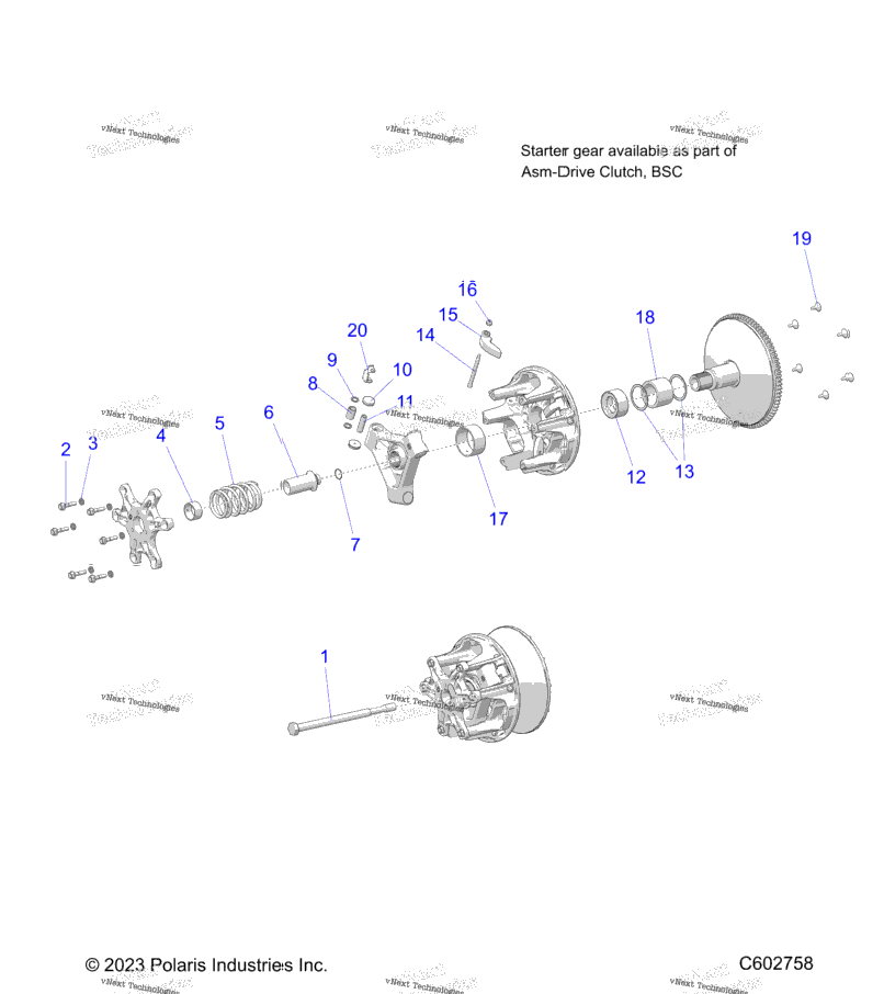 Drive Train, Clutch, Primary