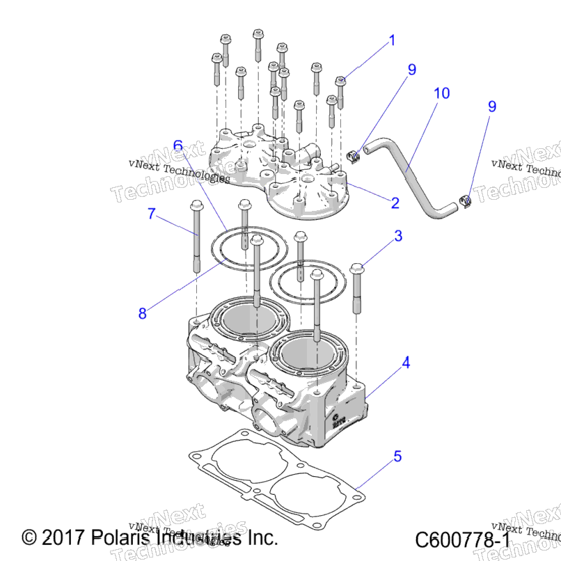 Engine, Cylinder/Cyl. Head