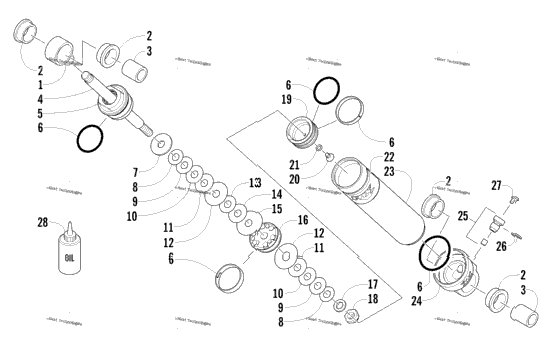 Rear Suspension Rear Arm Shock Absorber