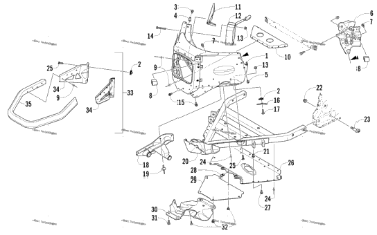 Front Bumper And Frame Assembly
