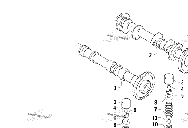 Camshaft/Valve Assembly