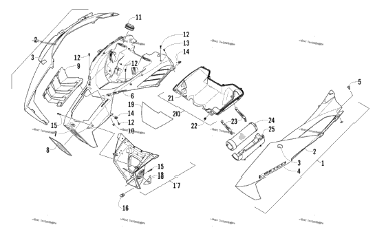 Hood And Air Intake Assembly