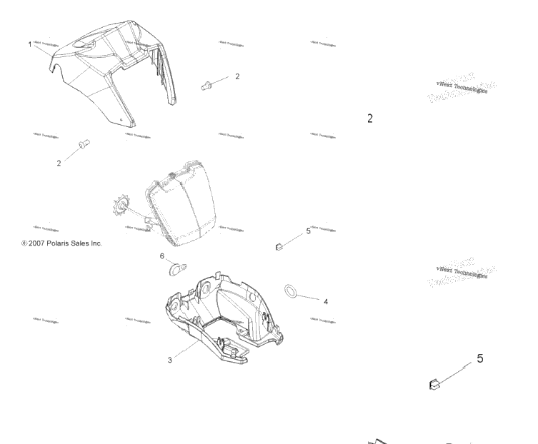 Body, Headlight Pod