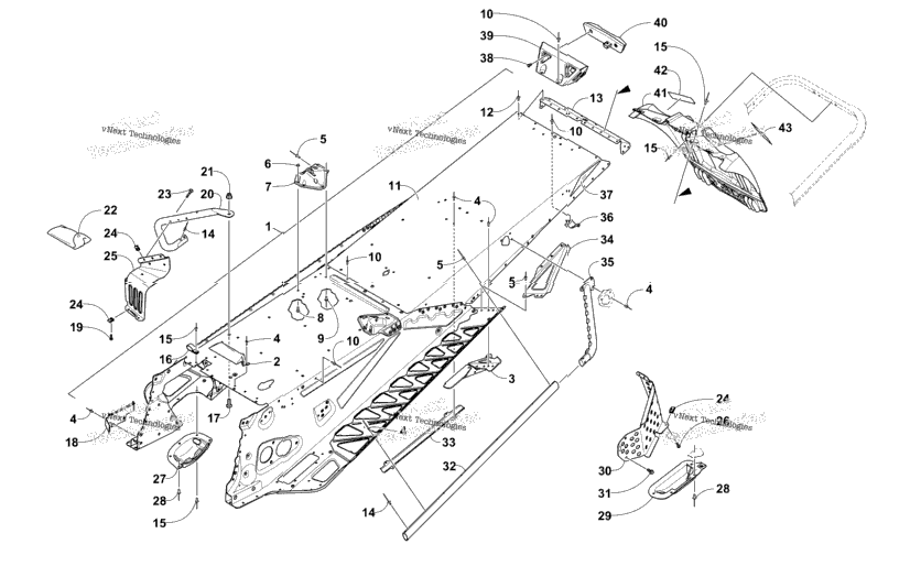 Tunnel And Snowflap Assembly
