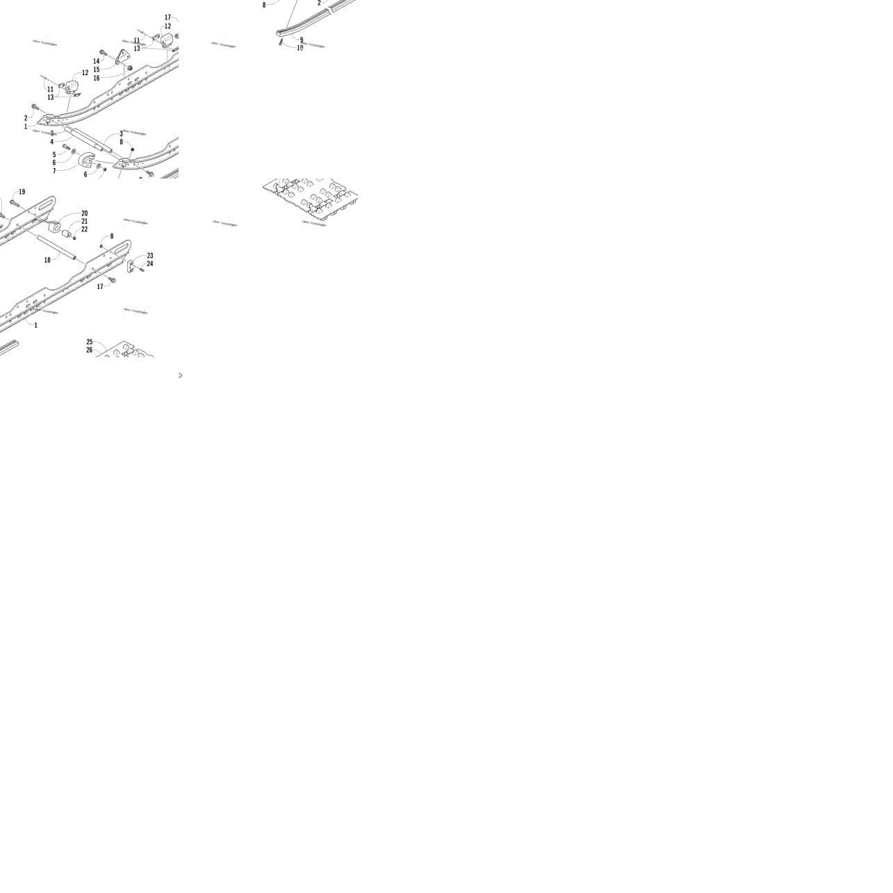 Slide Rails And Track Assembly