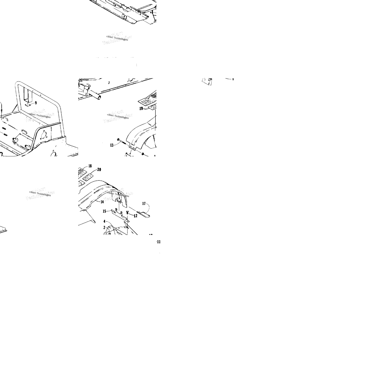 Front Frame And Footrest Assembly