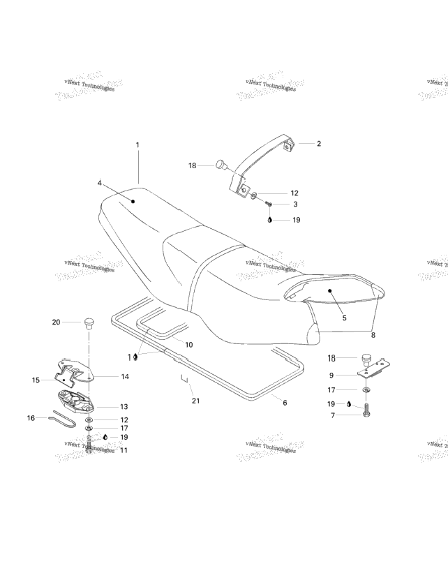 Seat And Engine Cover