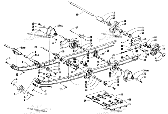 Slide Rail And Track Assembly