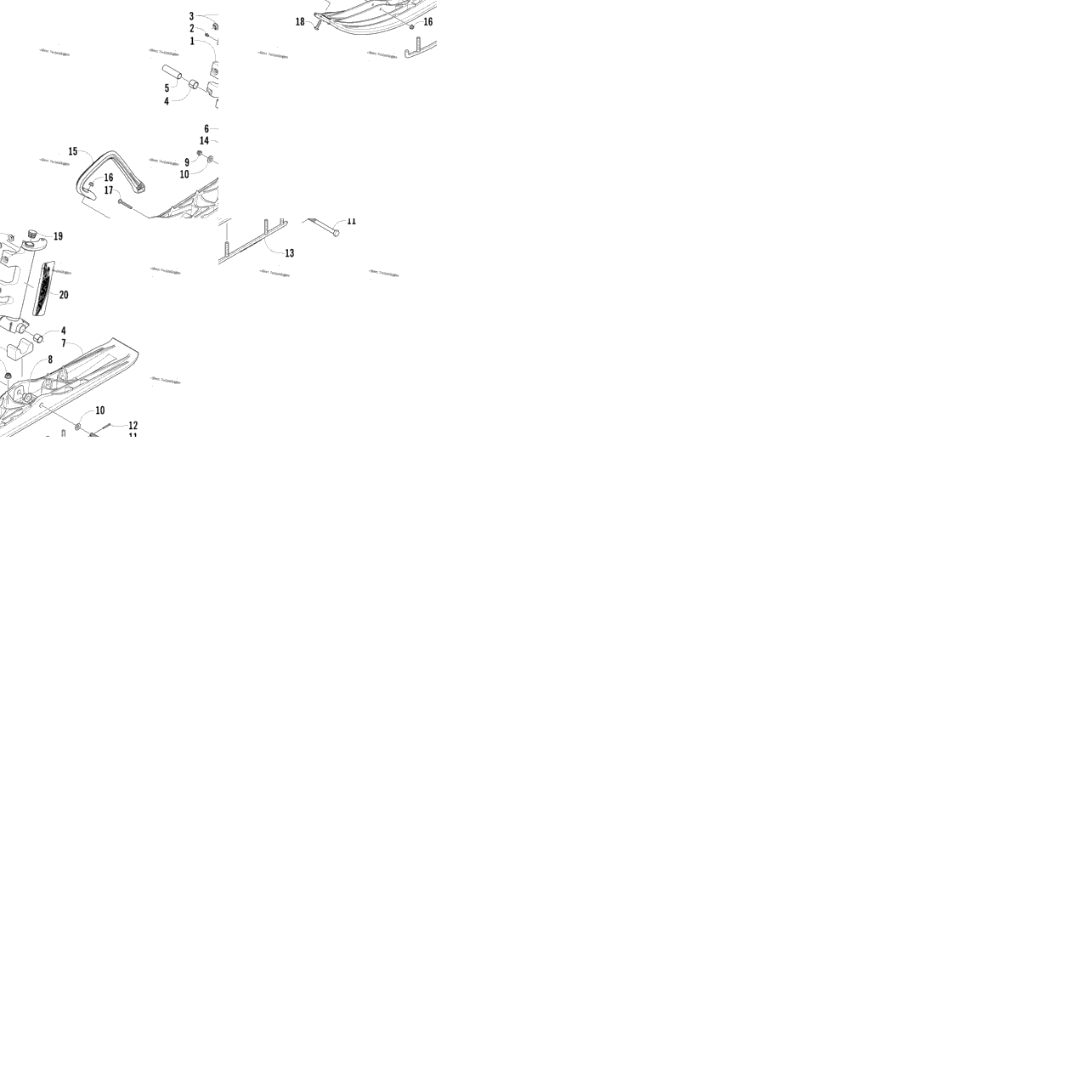 Ski And Spindle Assembly