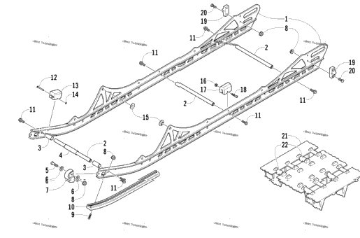 Slide Rails And Track Assembly