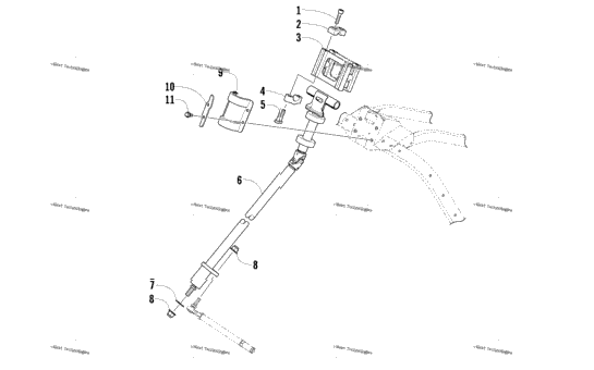 Steering Post Assembly