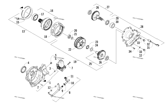 Gearcase Assembly
