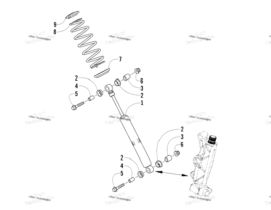 Front Shock Absorber Assembly
