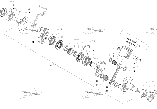 Piston And Crankshaft