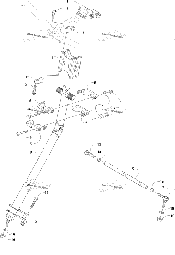 Steering Post Assembly