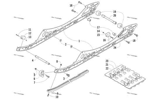Slide Rail And Track Assembly