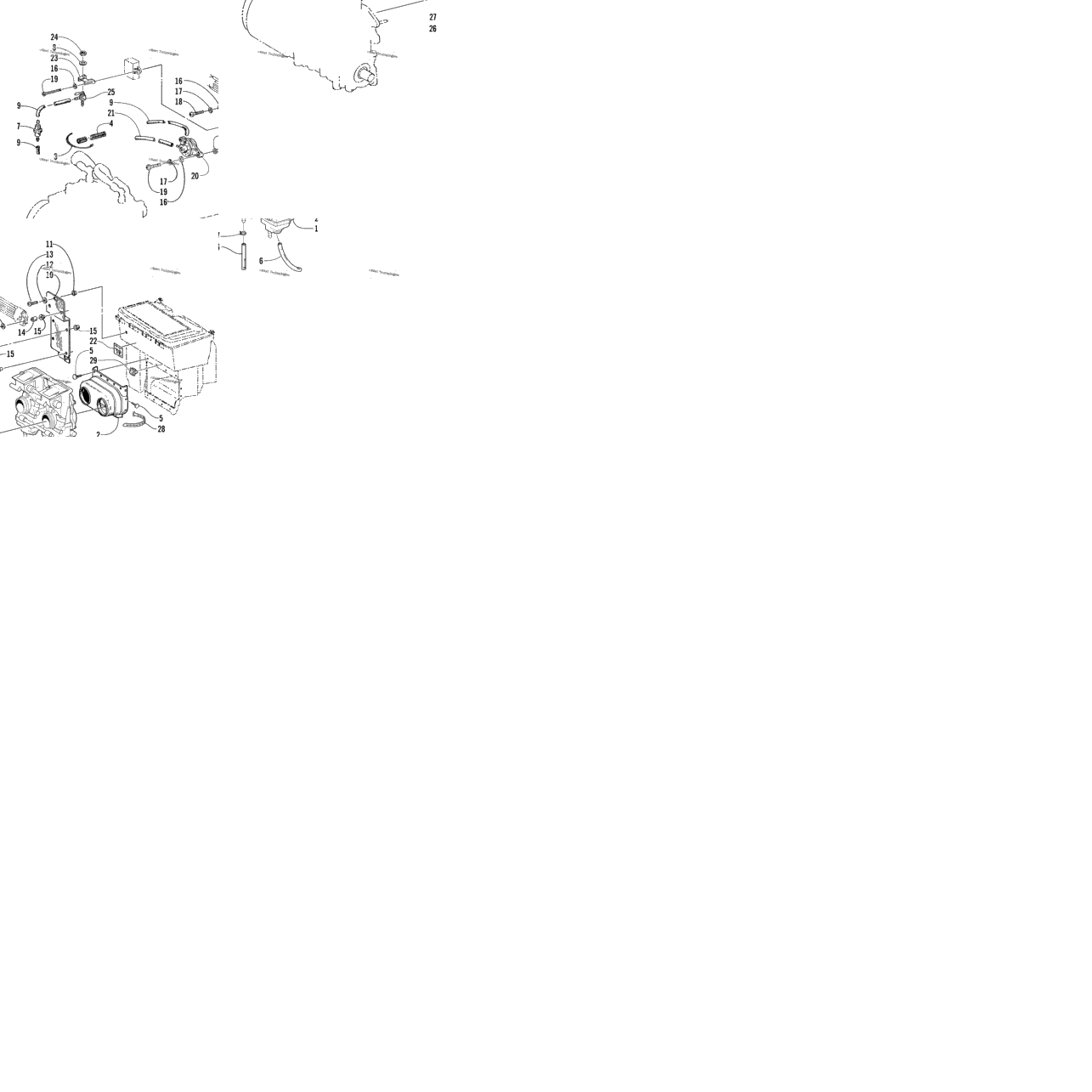 Carburetor And Fuel Pump Assembly