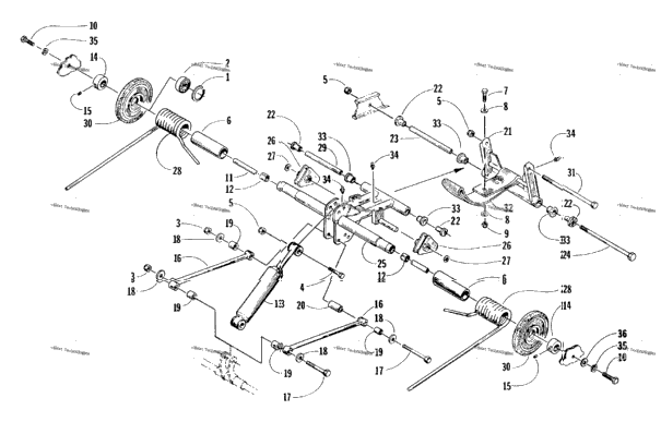 Rear Suspension Rear Arm Assembly