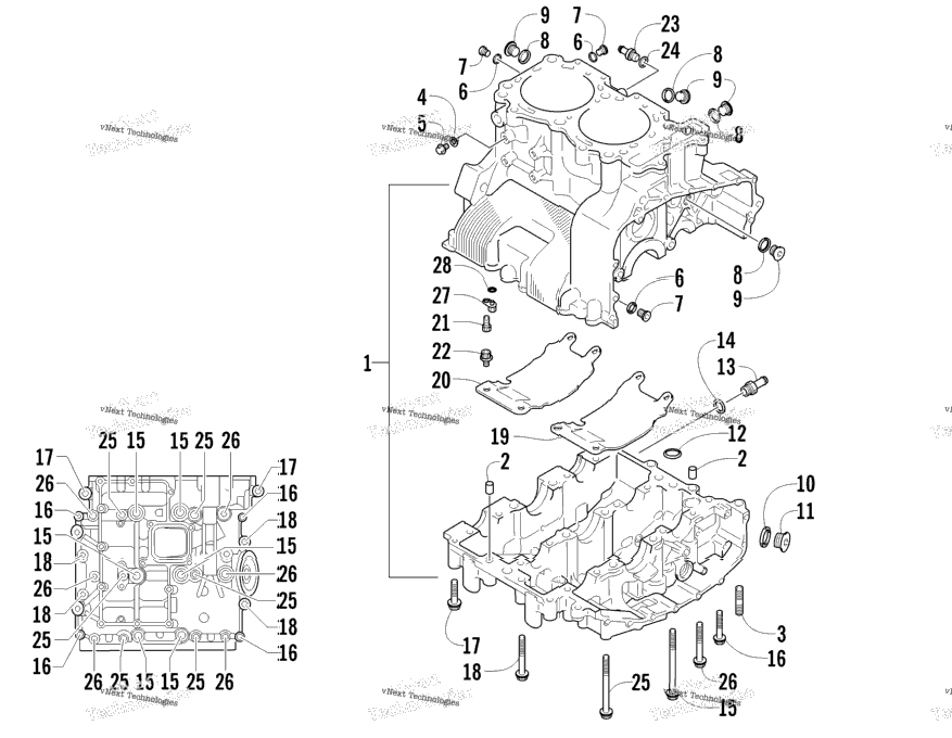 Crankcase Assembly