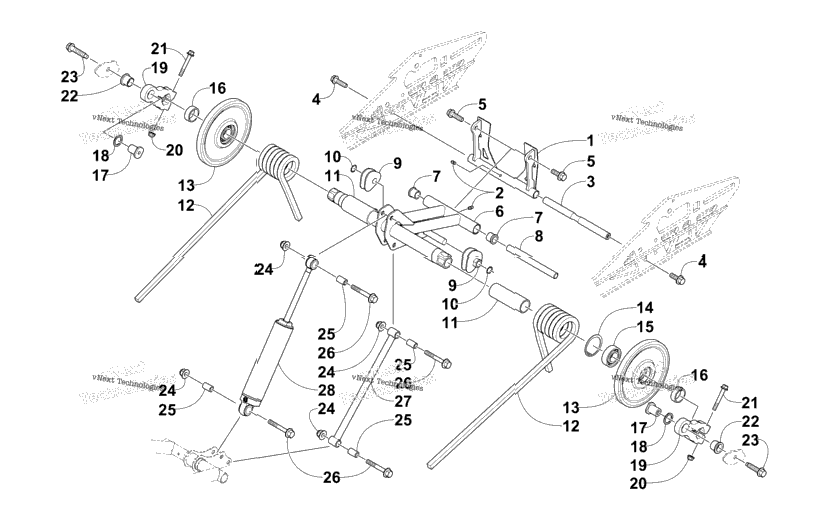 Rear Suspension Rear Arm Assembly