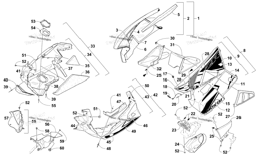 Skid Plate And Side Panel Assembly