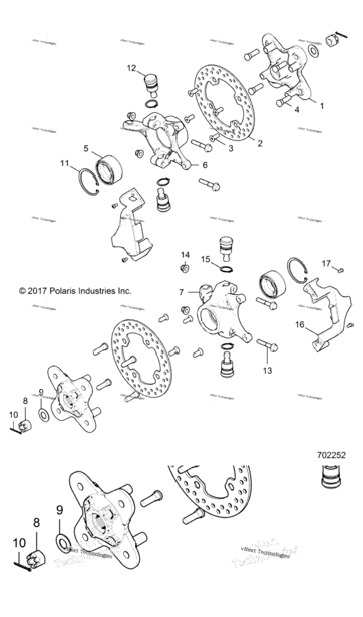 Suspension, Front Hub
