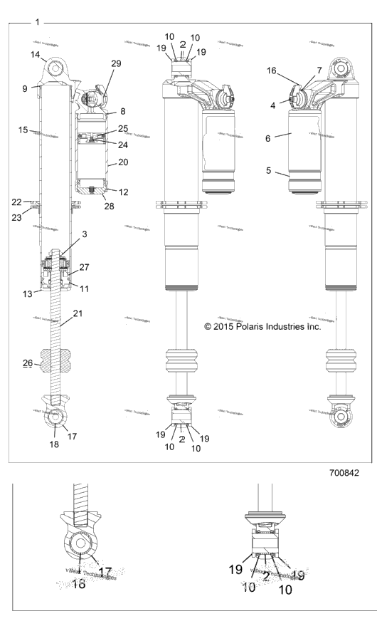 Suspension, Front Shock Internals