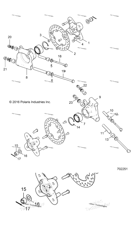 Suspension, Rear Carrier