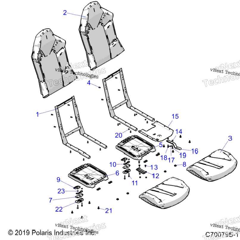 Body, Seat Asm. And Slider