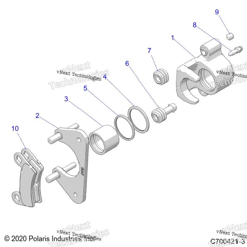 Brakes, Rear Caliper