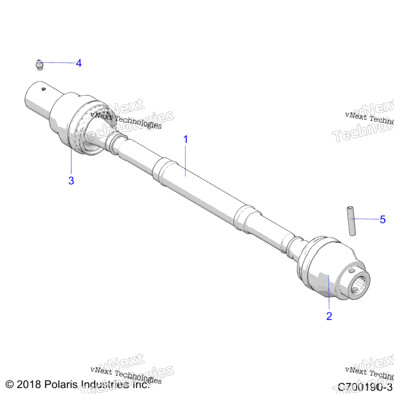 Drive Train, Front Prop Shaft