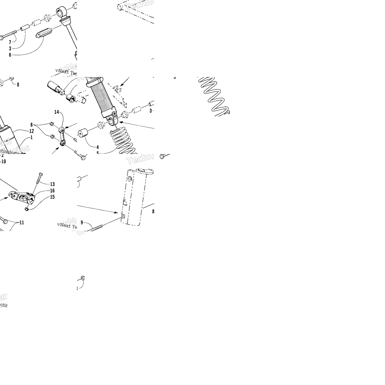 Shock Absorber And Sway Bar Assembly
